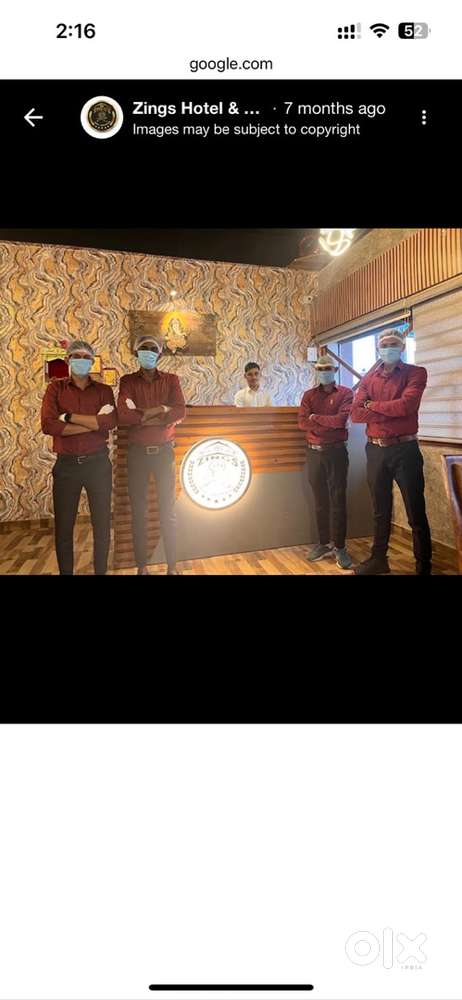 Restaurant waiter job