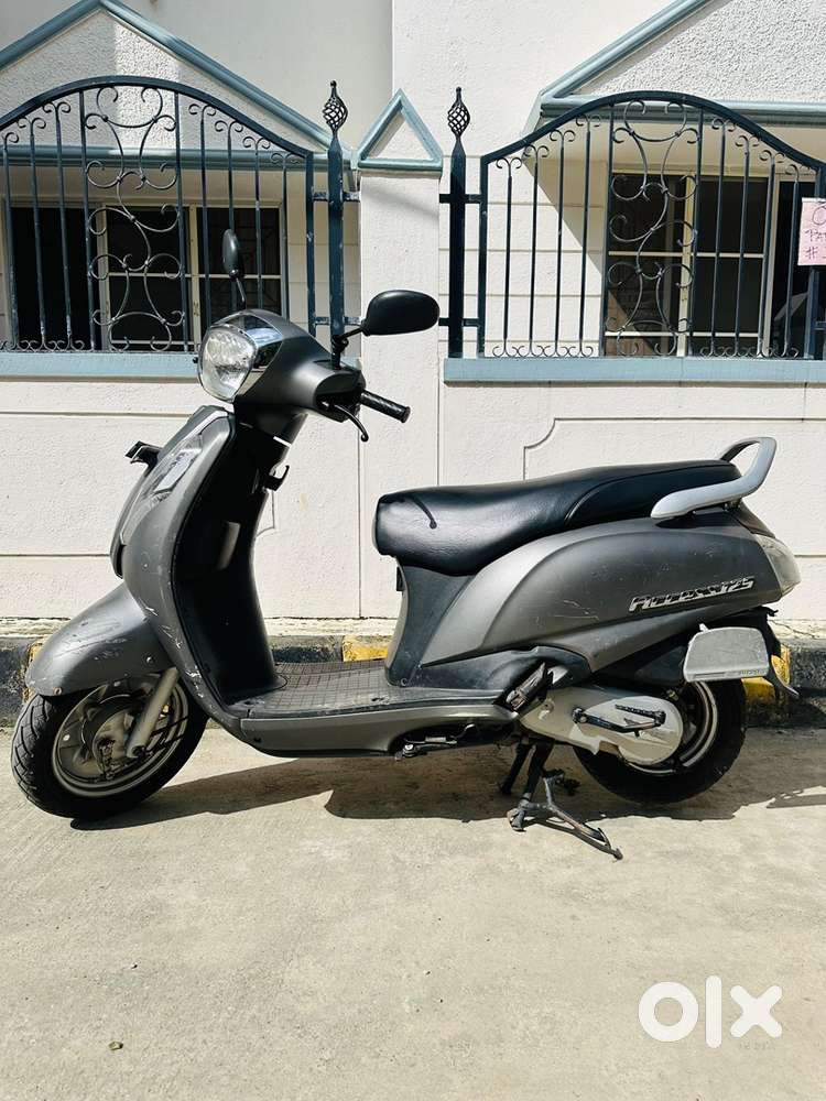 Grey Colour Suzuki Access 125 very less driven