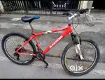 SUNCROSS  HAZARD MOUNTAIN BIKE NEON RED COLOUR