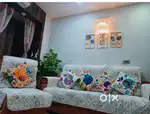 Almost new customized modern sofa (3+1)– extra comfy & stylish.”