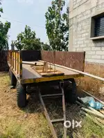 4 wheeler tractor trolley in good condition