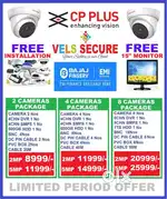 OFFER  MEGA SALE CP PLUS HD CCTV CAMERA WITH FREE SETUP15”  ” LED MONI