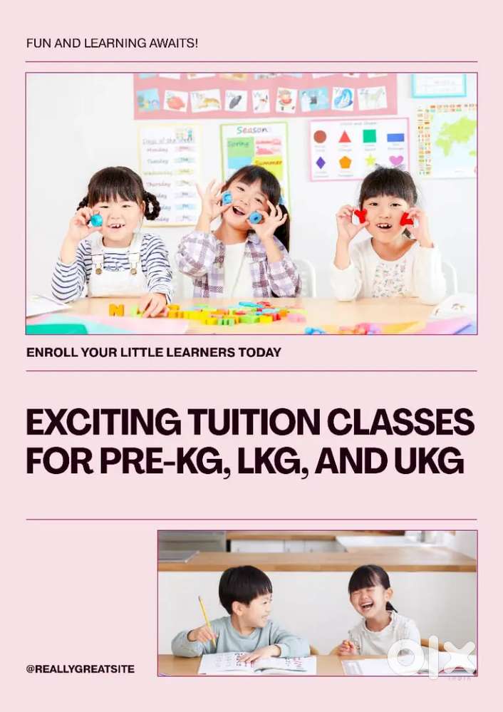 Exciting Tuition Classes for your Tiny Tots.