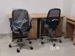 Office Computer Table and Revolving Chair Set