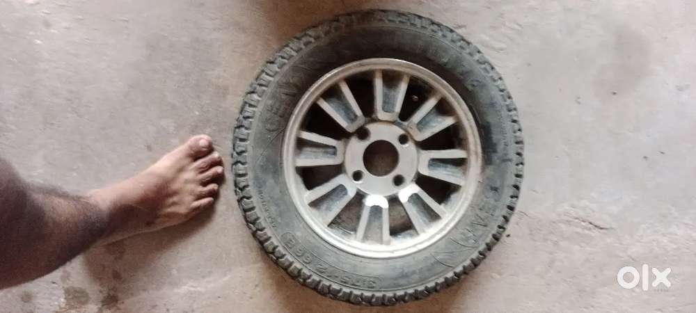 Battery riksha alloy wheel complete ring sahit