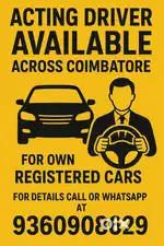 I am a Acting driver