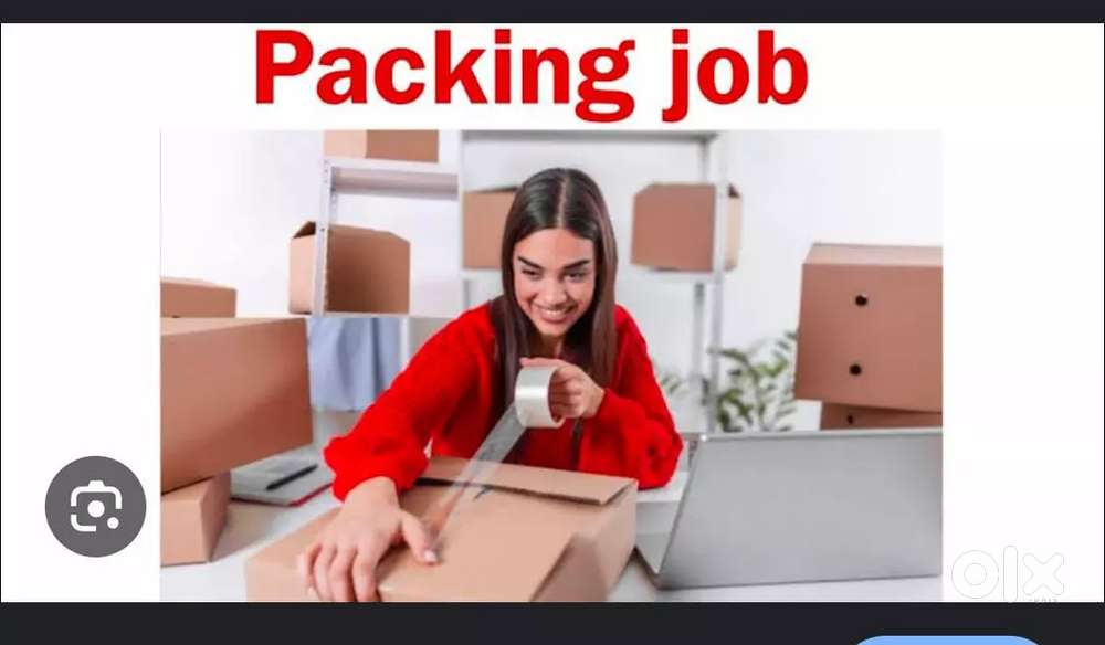 Packing job of garments manufacturing toys or cosmetic
