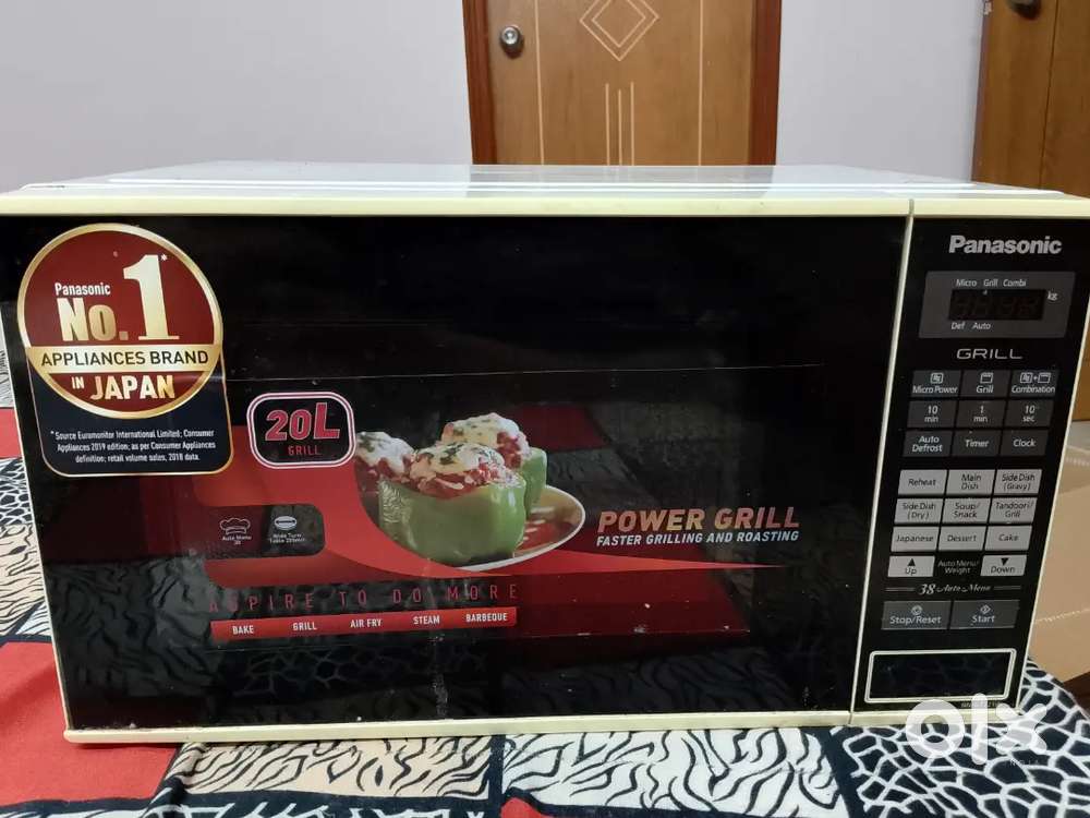 Panasonic 20L Grill Microvave Oven + Bajaj room heater