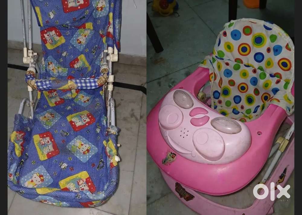 BABY WALKER  AND STROLLER / PRAM [BEST CONDITION]