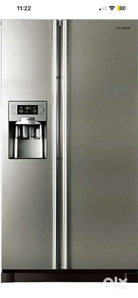Samsung side by side door fridge