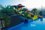 water theme park with resturant