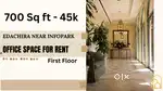 Prime First Floor Office Space for Rent in Infopark, Kakkanad - 700 sq