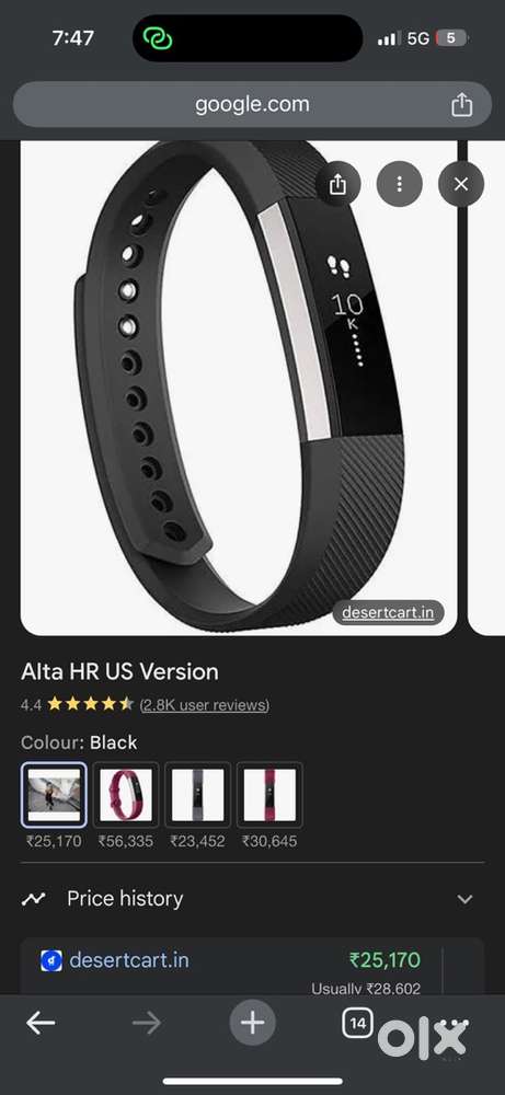 Fitbit alta hr watch us edition