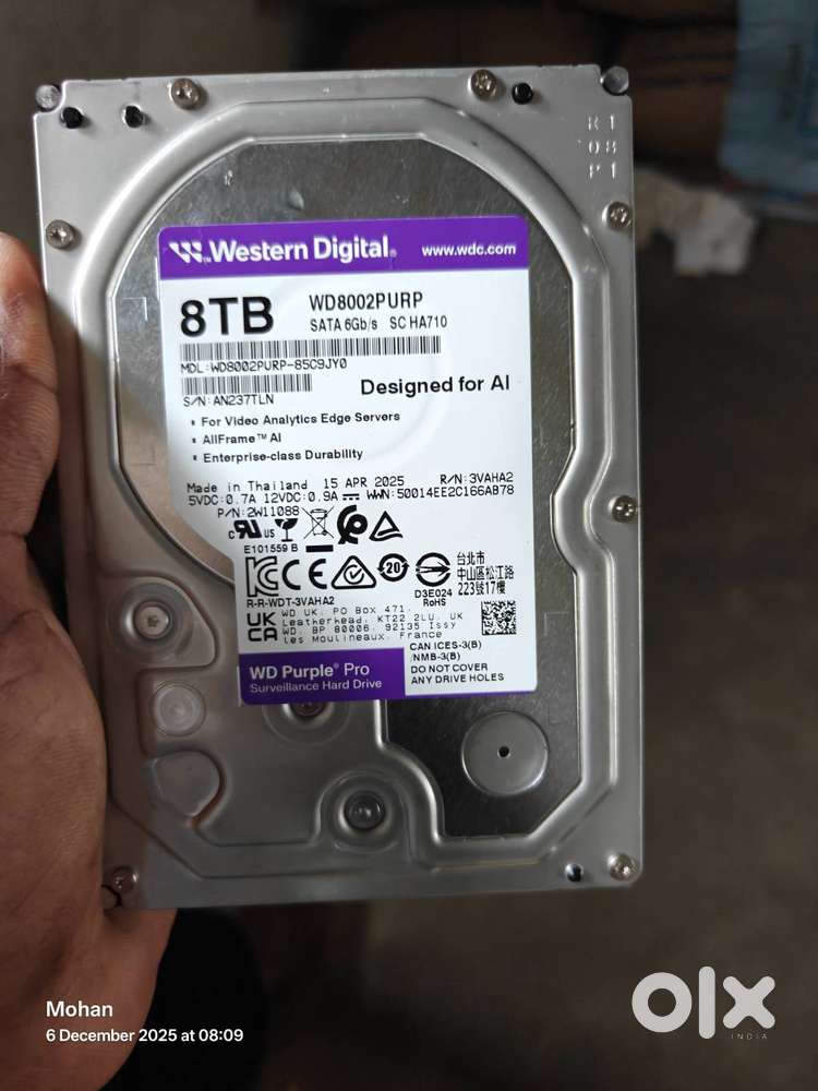 8Tb internal hard disk