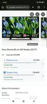 sony bravia led tv