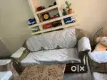 Sofa Set with Glass top table
