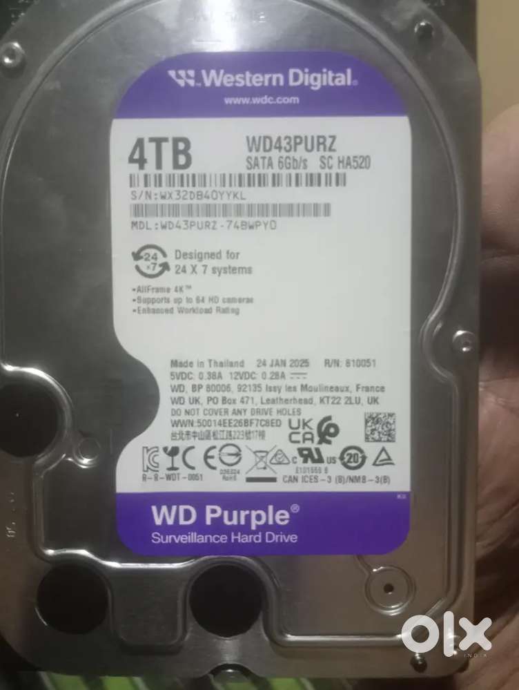 Western digital 4tb hardisk