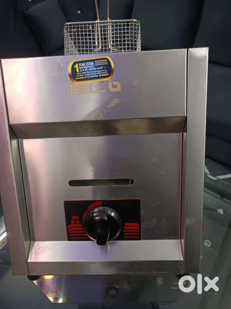 Gas chicken and finger chips fryer