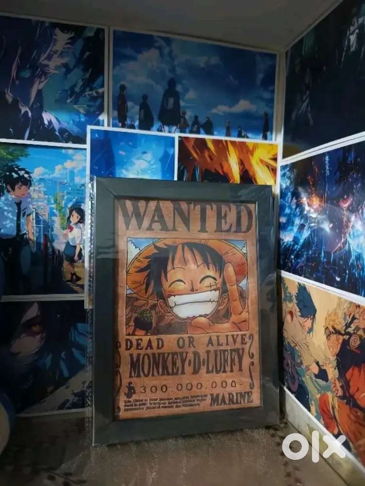 Nokkes One Piece Anime Cartoon Photo Frame 5X7 Inch Size Photo