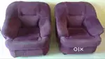 2 Single-Seater Sofas, Dining Table+6 Chairs, Study Unit+Chair