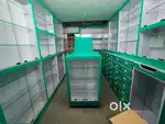 Ready made Medical shop Furniture Setup @130 sqft area