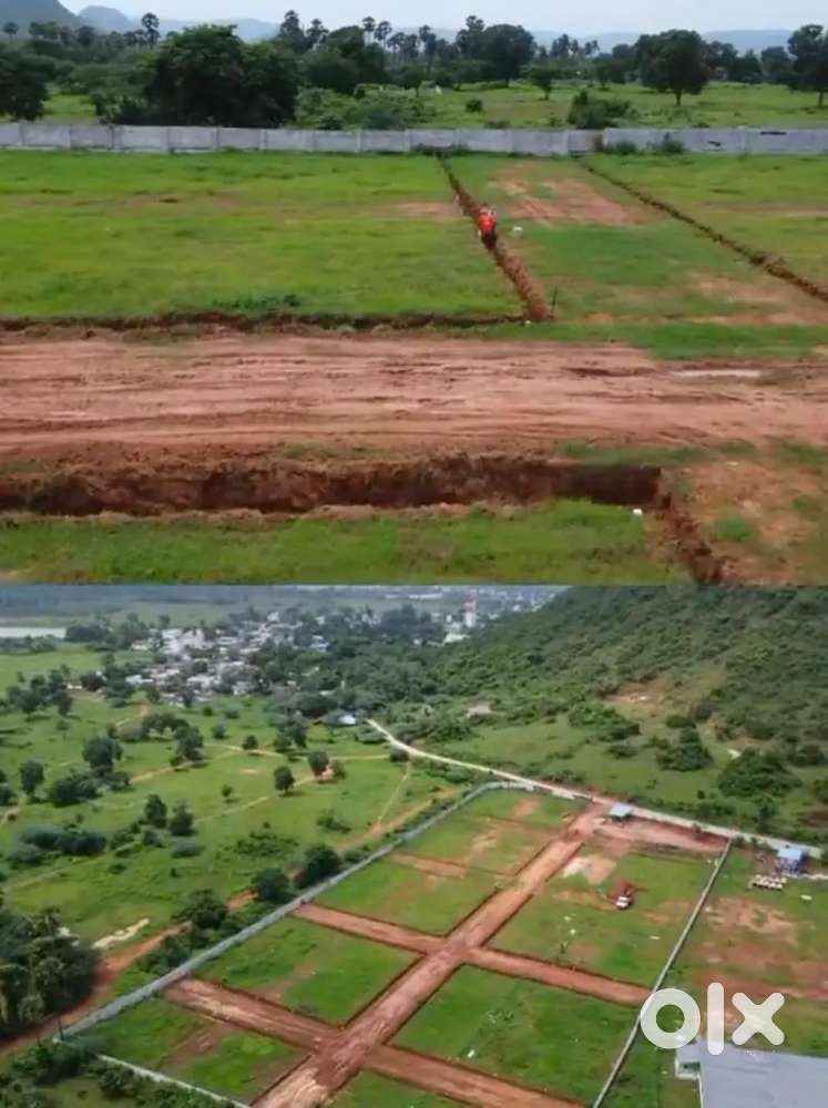 Open plot sale at near pendurthi