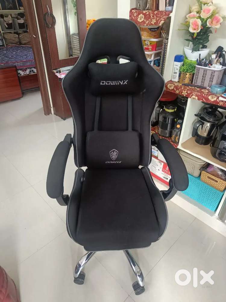 Gaming chair 180 degree recline.