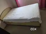 Single big bed with mattress