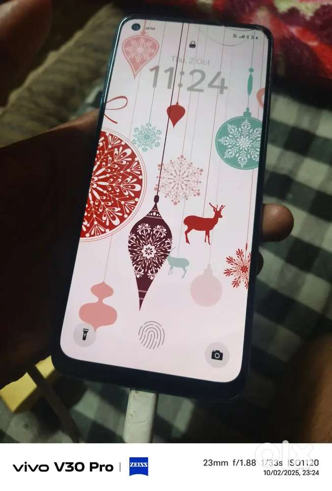 Mobile phone oppo a78 4g screen fingerprint