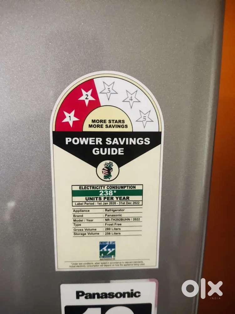 Penasonic double door fridge