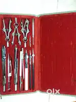 Faber chromium  architect drafting instruments