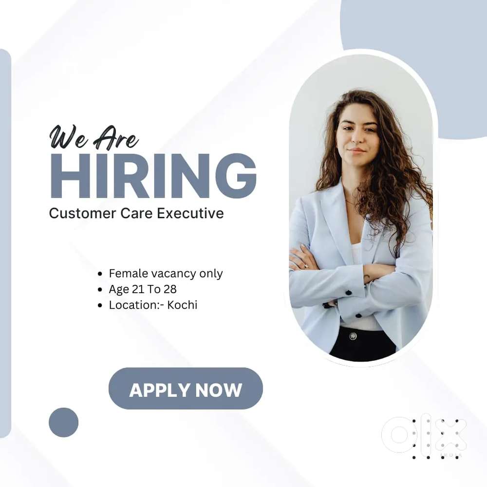 Customer Care Executive (Female) @Edappally