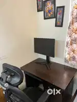 Table and Neck support chair for sale in whitefield (1 year old)
