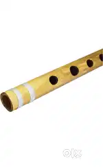 White Whale Indian Bansuri Bamboo Flute - Indian Musical Instruments