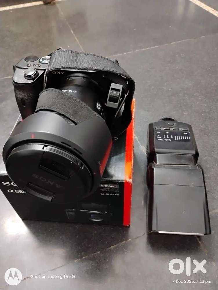 Sony a6600 lens 18 105  box