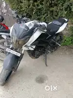 bike is lemonated in white colour