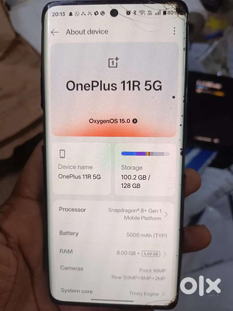 Oneplus 11r   8gb, 128gb