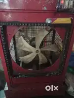 Big size cooler running condition, all good motor pump bhi hai.