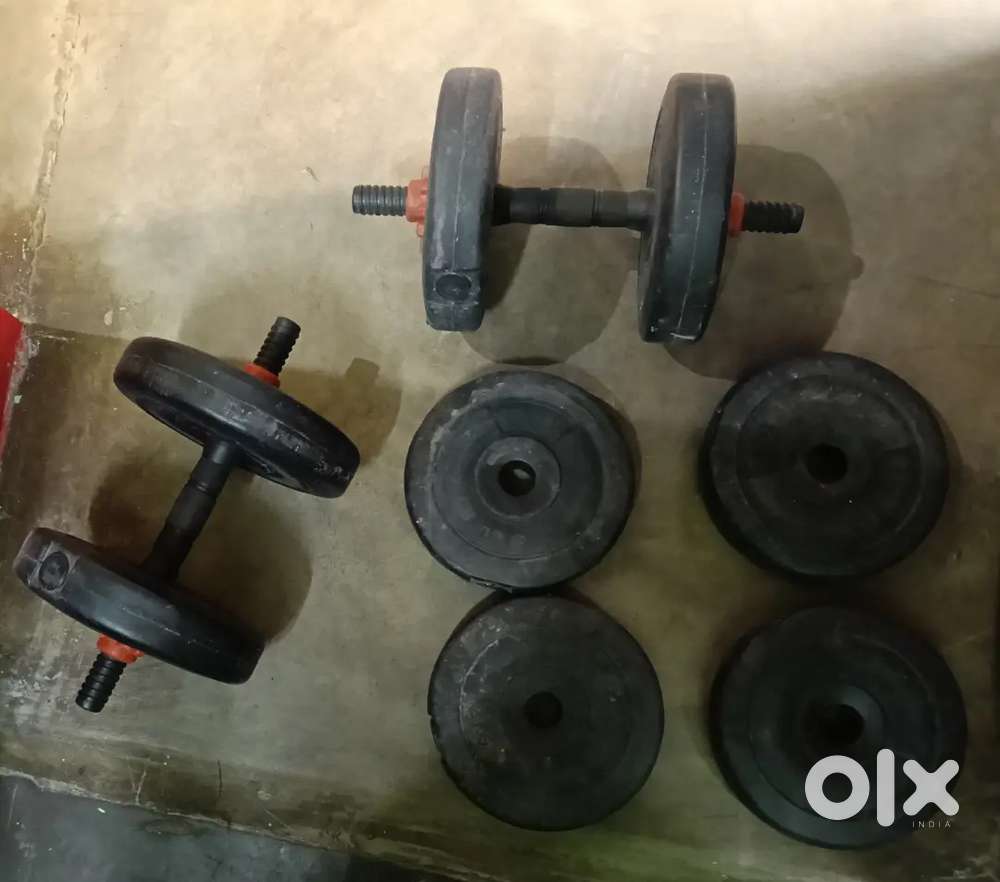 Selling 20 kg dumbell set