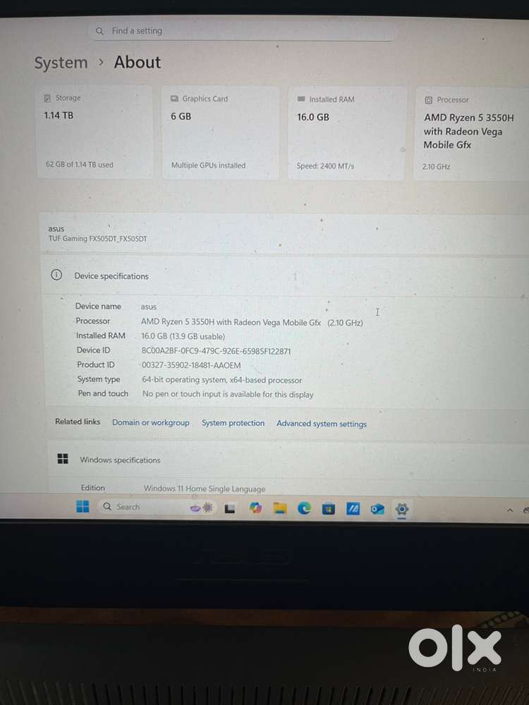 ASUS TUF Gaming Laptop