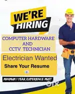 Wanted CCTV Technician & Computer service