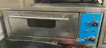 Electric grilled pizza oven with MS plate