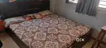 @home brand king size hydraulic bed