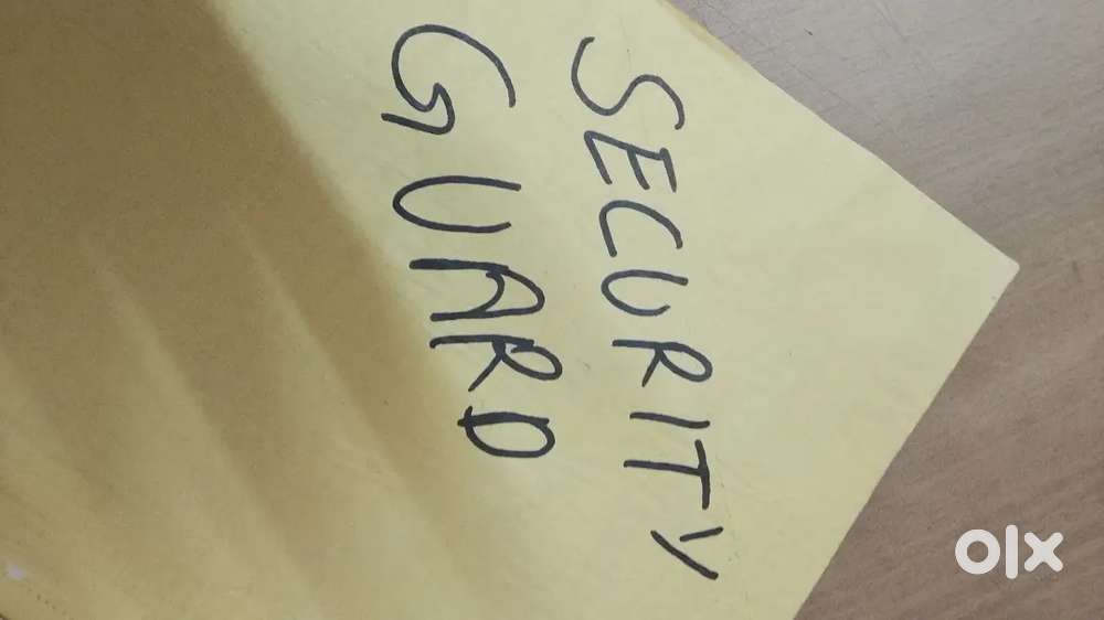 Required security guard, timing 8am to 8pm