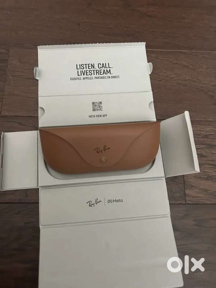 Rayban Meta Wayfarer Smart Glasses RW4009 Shiny Black with Case, box