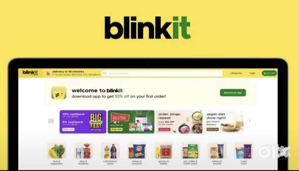 Bhavangar blinkit delivery boy