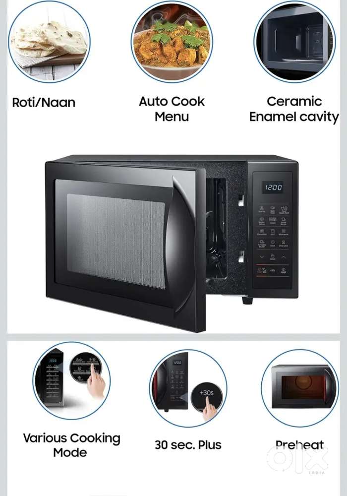 Samsung Microwave Oven, Eureka Vacuum Cleaner, Honeywell Air Purifier