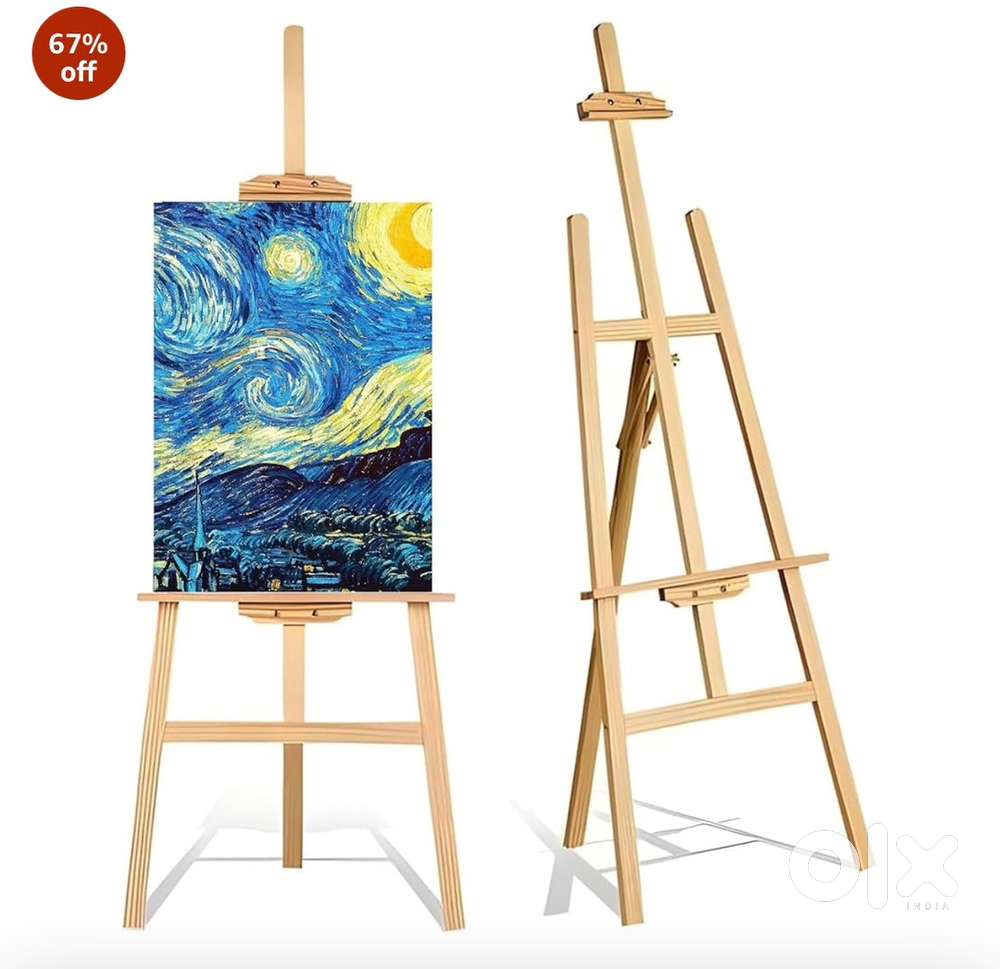 new wooden easel / painting stand
