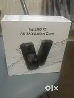 Insta 360 X5 . 8K 360-Degree Action Camera used