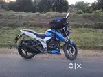 Apache RTR 160 4V In best condition In blue & white color